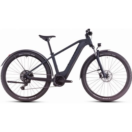 Cube Reaction Hybrid Performance 500 Wh Allroad E-Bike Hardtail Diamant night&acute;n&acute;black