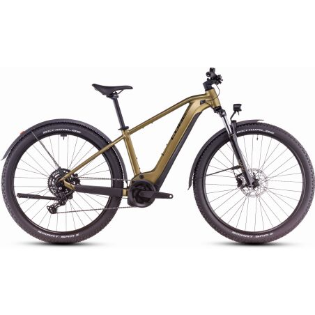 Cube Reaction Hybrid Performance 625 Wh Allroad E-Bike Hardtail Diamant goldenlime&acute;n&acute;black