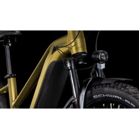 Cube Reaction Hybrid Performance 625 Wh Allroad E-Bike Hardtail Trapeze goldenlime&acute;n&acute;black