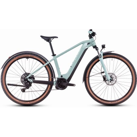 Cube Reaction Hybrid Performance 500 Wh Allroad E-Bike Hardtail Diamant skylightblue&acute;n&acute;white