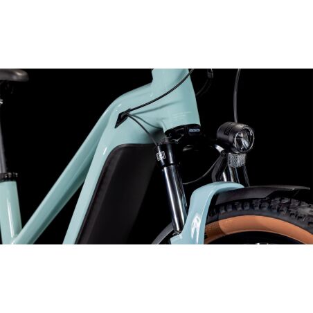 Cube Reaction Hybrid Performance 625 Wh Allroad E-Bike Hardtail Trapeze skylightblue&acute;n&acute;white