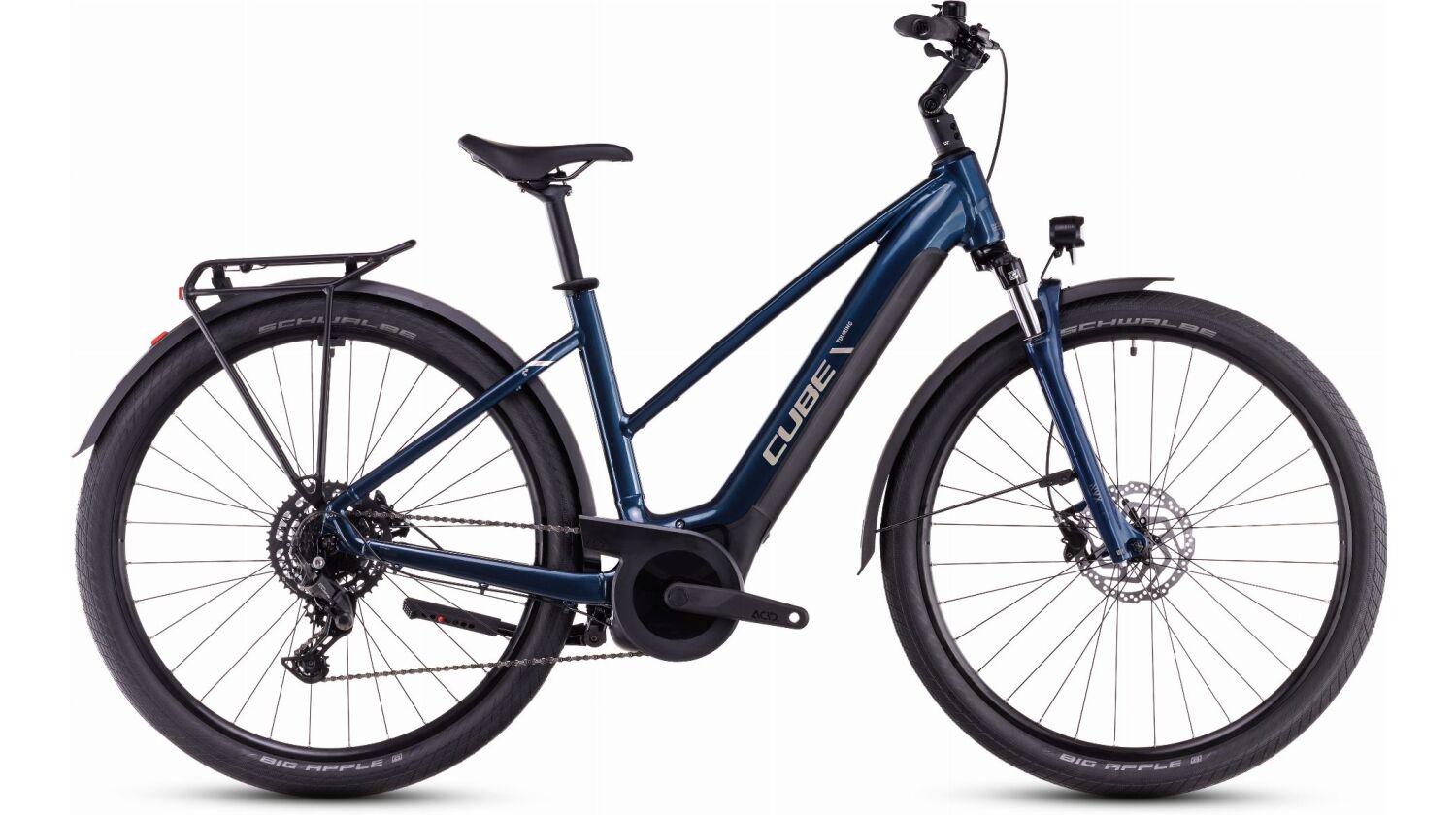 Cube Touring Hybrid One 500 Wh E-Bike Trapeze 28" deepsea´n´chrome