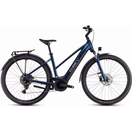 Cube Touring Hybrid One 500 Wh E-Bike Trapeze 28&quot; deepsea&acute;n&acute;chrome