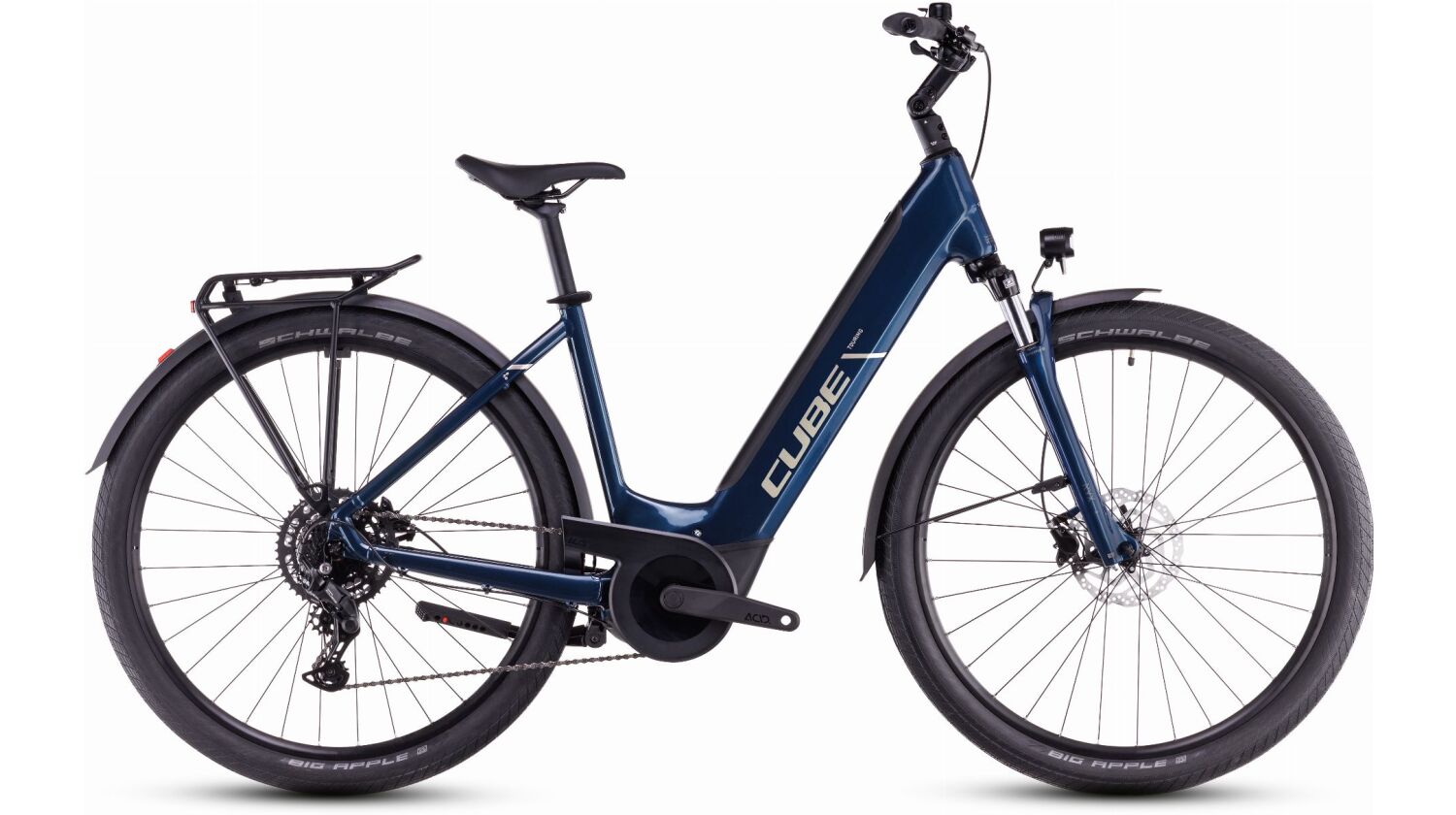 Cube Touring Hybrid One 500 Wh E-Bike Easy Entry 28" deepsea´n´chrome