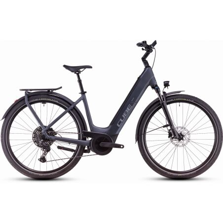 Cube Touring Hybrid Pro 625 Wh E-Bike Easy Entry 28&quot; metallicgrey&acute;n&acute;chrome