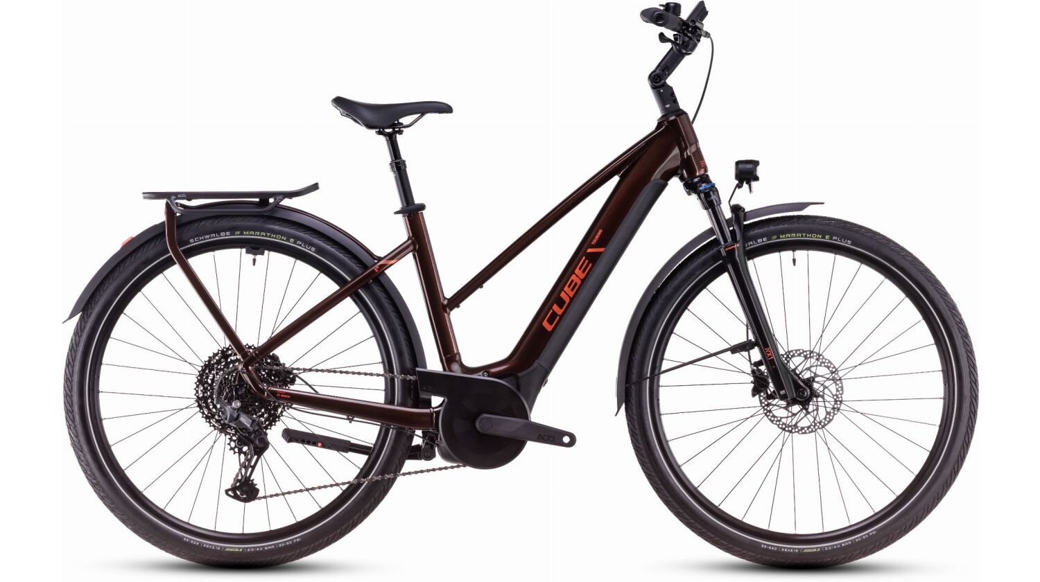 Cube Touring Hybrid Pro 625 Wh E-Bike Trapeze 28" cinnamon´n´orange