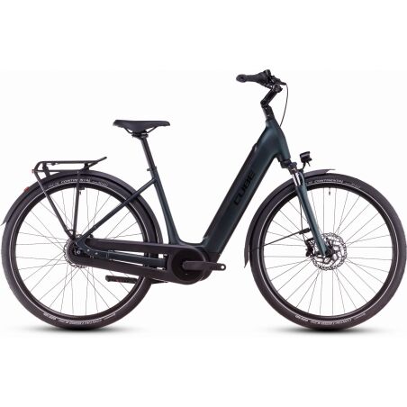 Cube Supreme RT Hybrid Comfort EX 500 Wh E-Bike Easy Entry viridian&acute;n&acute;black