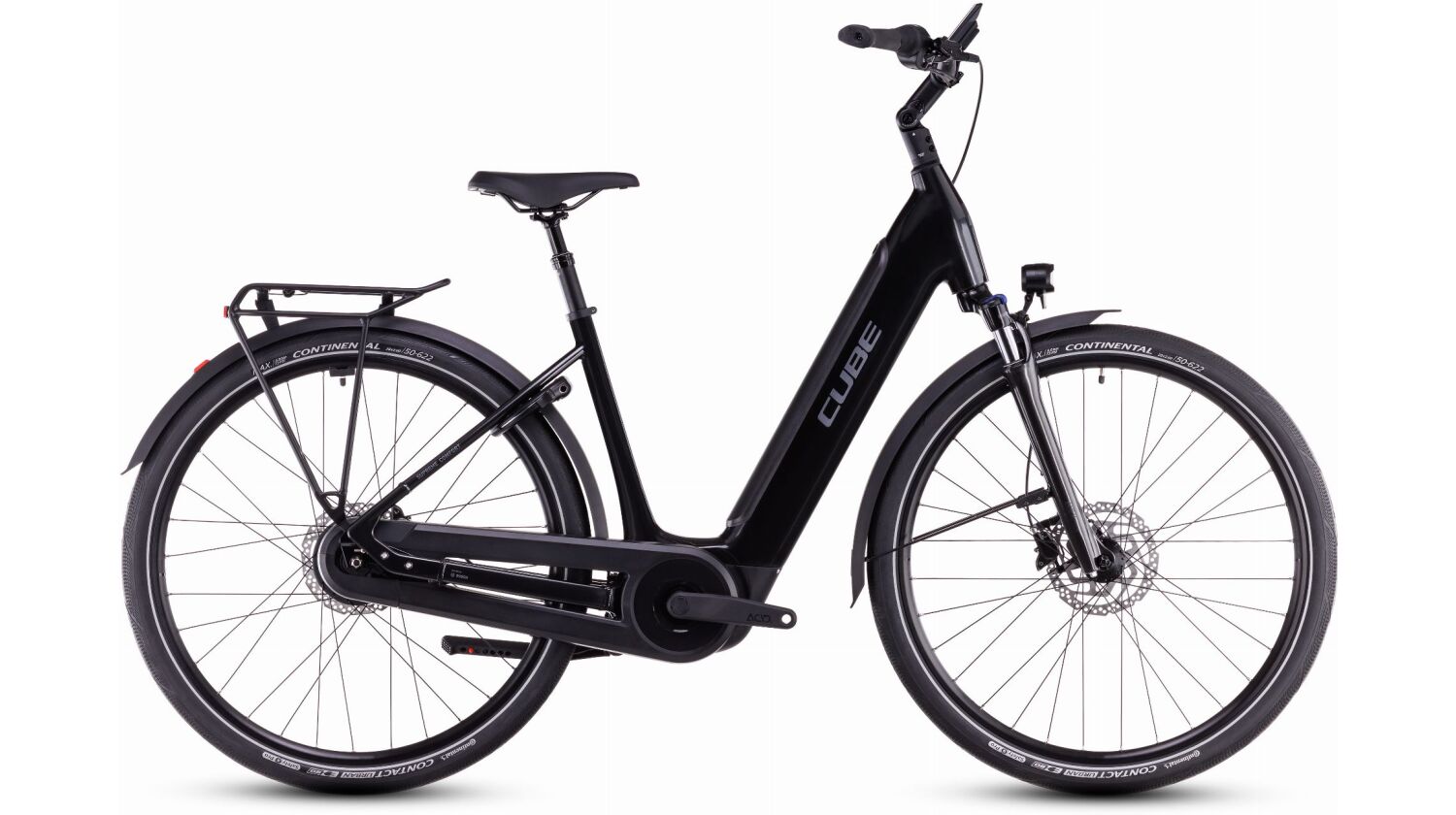 Cube Supreme Hybrid Comfort Pro 500 Wh E-Bike Easy Entry grey´n´lunar