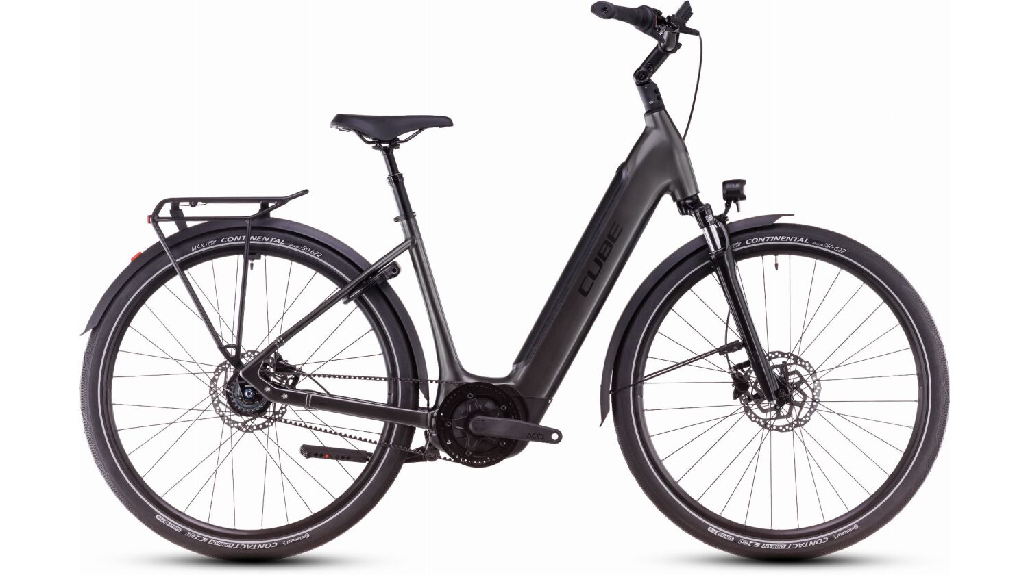 Cube Supreme Hybrid Deluxe One 625 Wh E-Bike Easy Entry slateblack´n´black