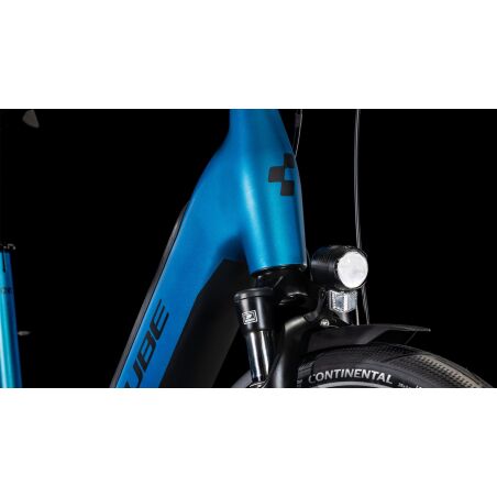 Cube Supreme Hybrid Deluxe One 625 Wh E-Bike Easy Entry electricblue&acute;n&acute;black