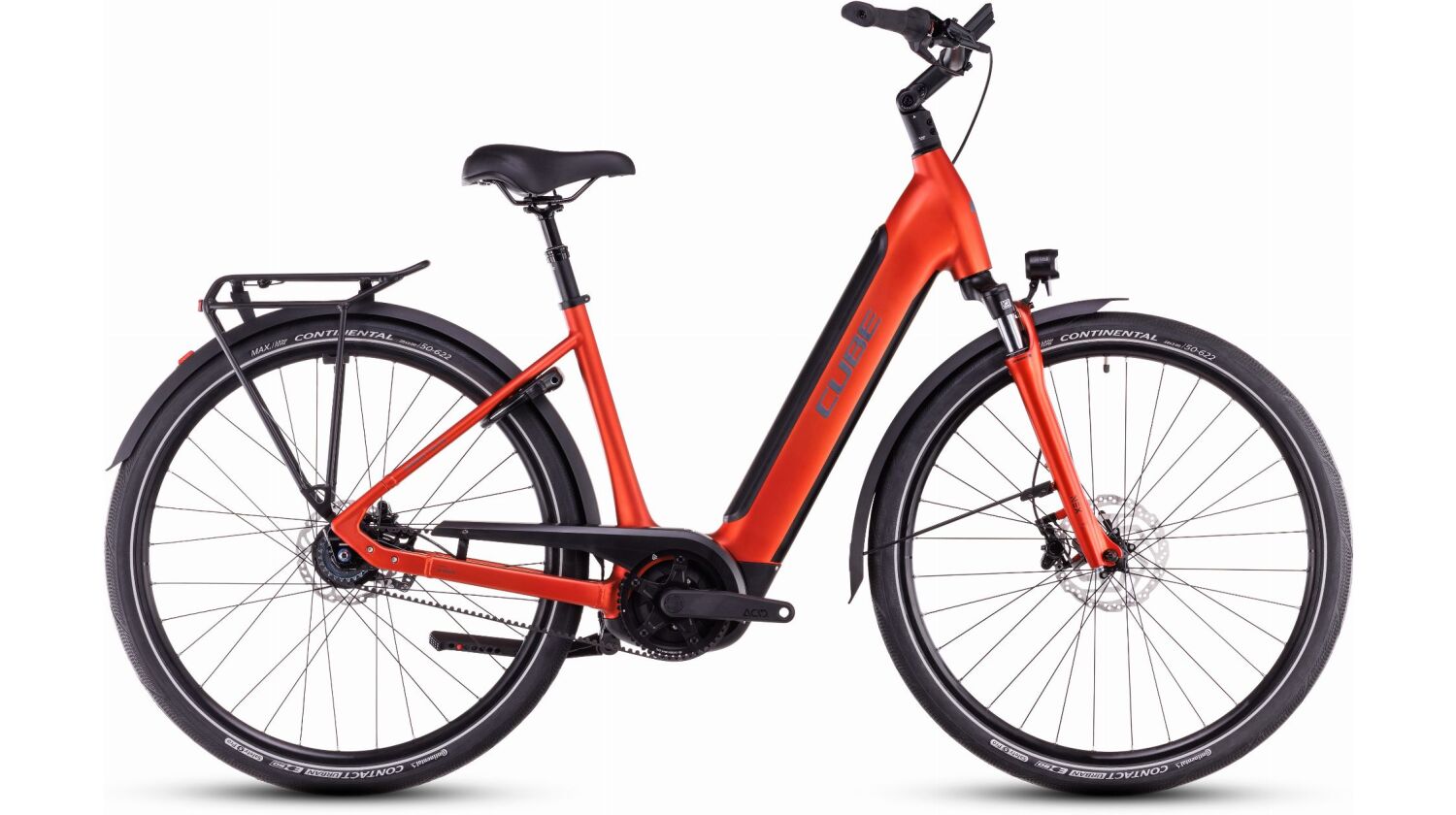 Cube Supreme RT Hybrid Deluxe EX 625 Wh E-Bike Easy Entry fireorange´n´lunar