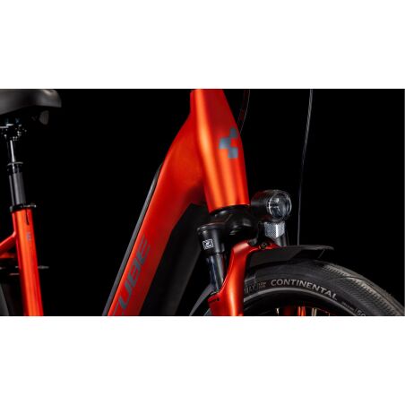 Cube Supreme RT Hybrid Deluxe EX 625 Wh E-Bike Easy Entry fireorange&acute;n&acute;lunar