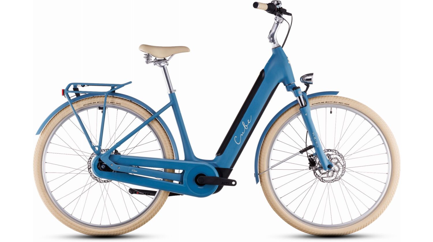 Cube Ella Hybrid 500 Wh E-Bike Easy Entry sphereblue´n´creme