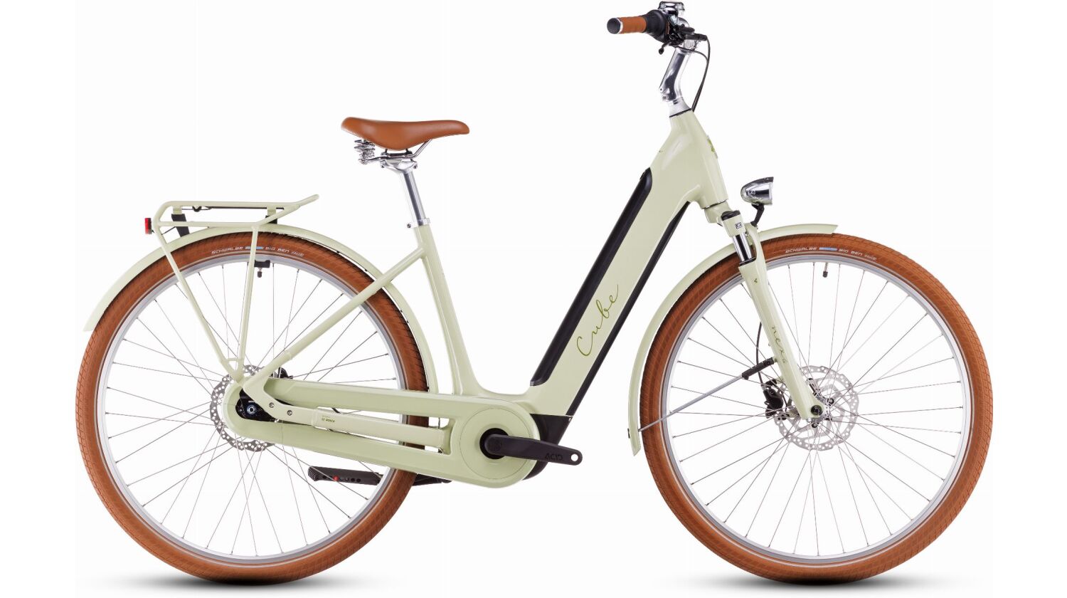 Cube Ella Hybrid 500 Wh E-Bike Easy Entry matchagreen´n´green