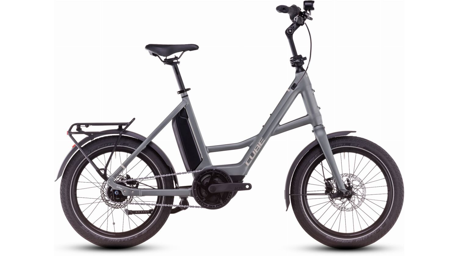 Cube Compact Hybrid Comfort 500 Wh E-Kompaktrad 20" flashgrey´n´smoke one size