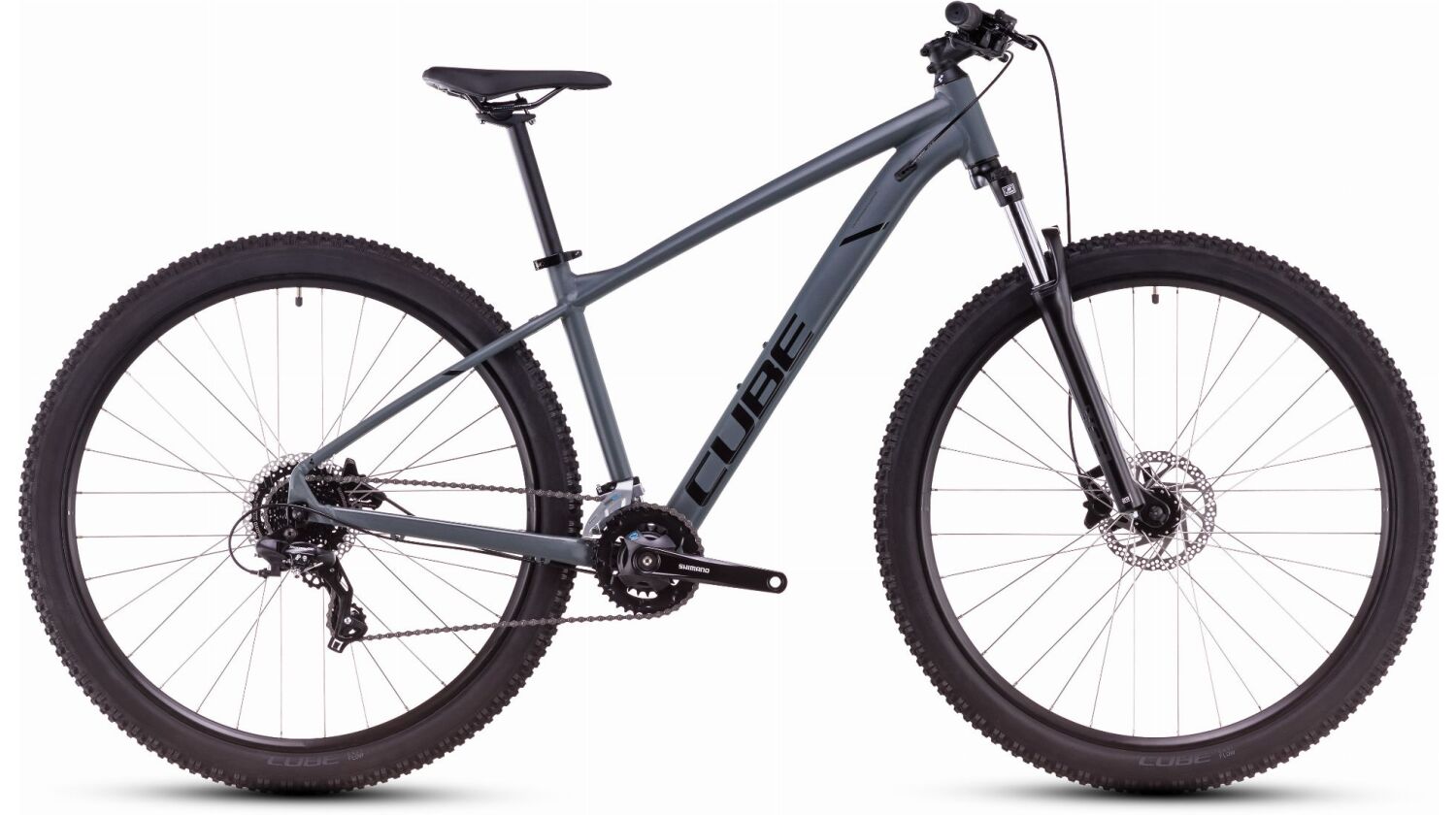 Cube Aim One MTB-Hardtail Diamant foggyblack´n´black