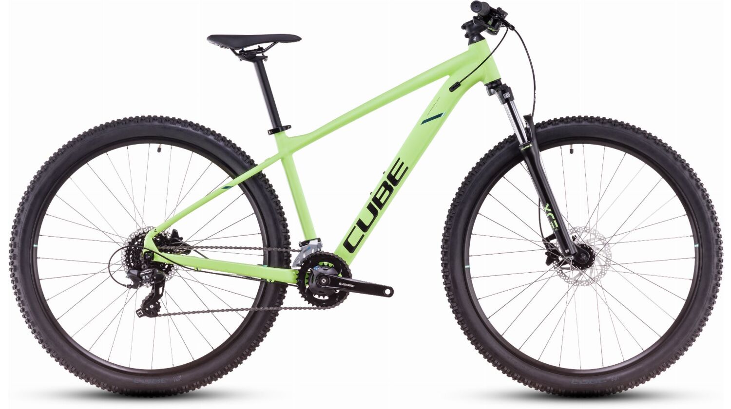 Cube Aim One MTB-Hardtail Diamant lemonsqueeze´n´black