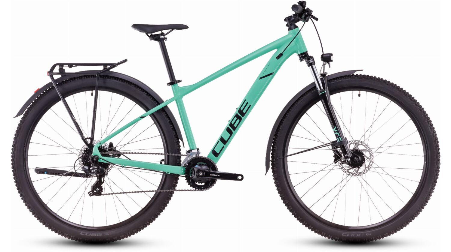 Cube Aim One Allroad MTB-Hardtail Diamant shamrock´n´black