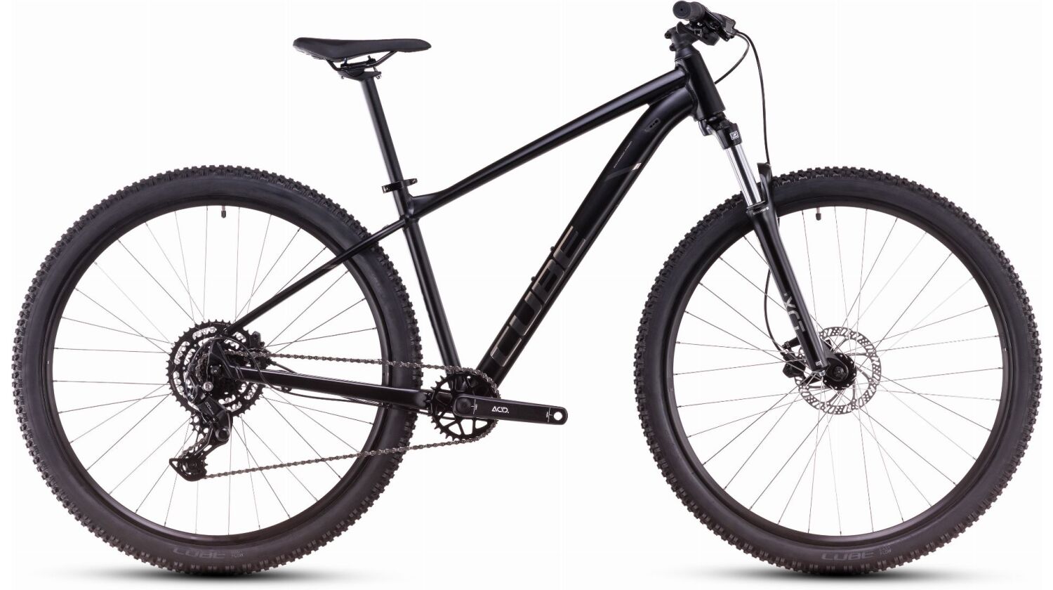 Cube Aim Pro MTB-Hardtail Diamant black´n´slateblack