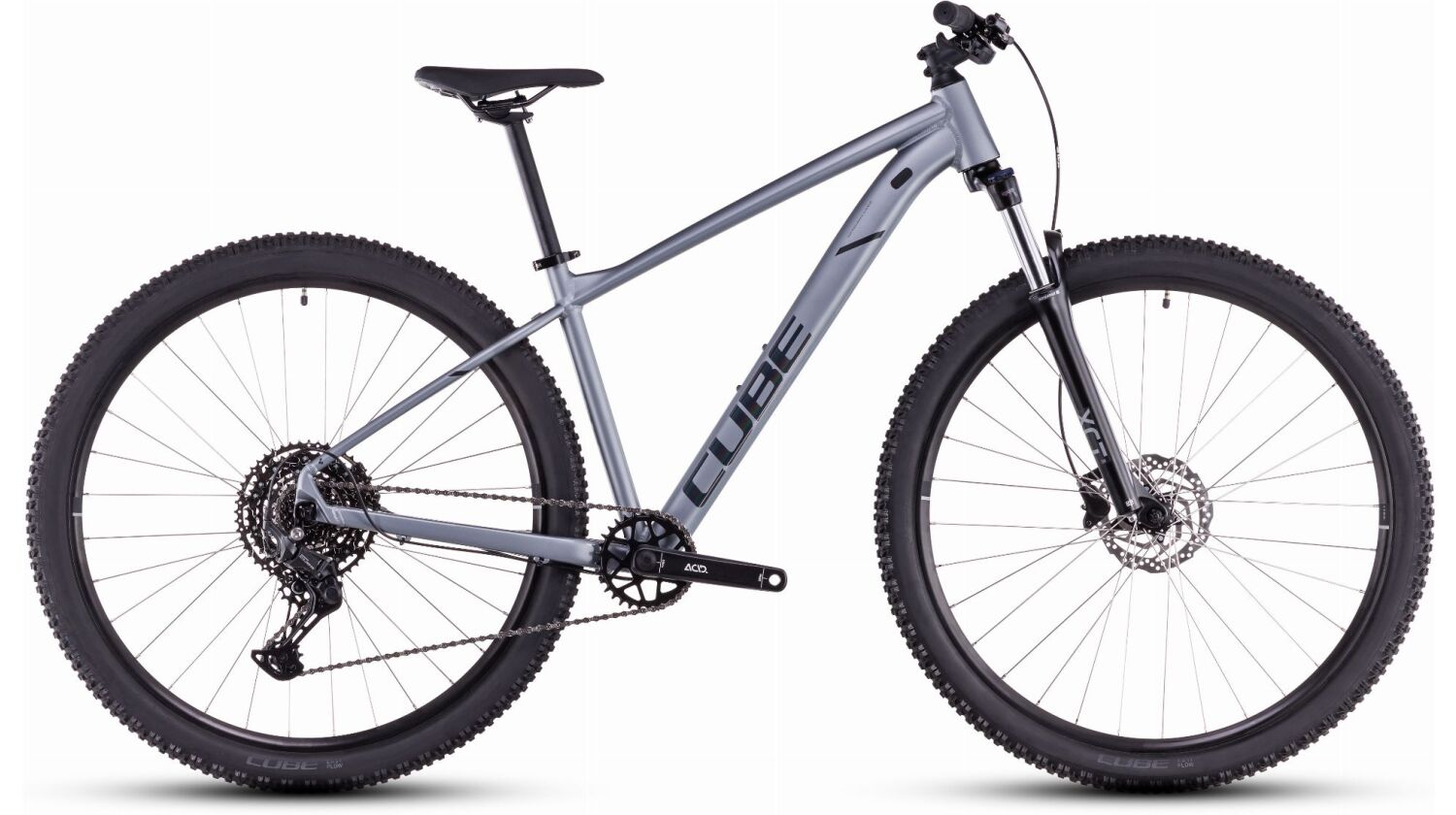 Cube Aim Race MTB-Hardtail Diamant slategrey´n´rainbowblack