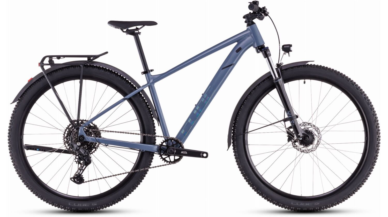 Cube Aim Race Allroad MTB-Hardtail Diamant wolfgrey´n´black