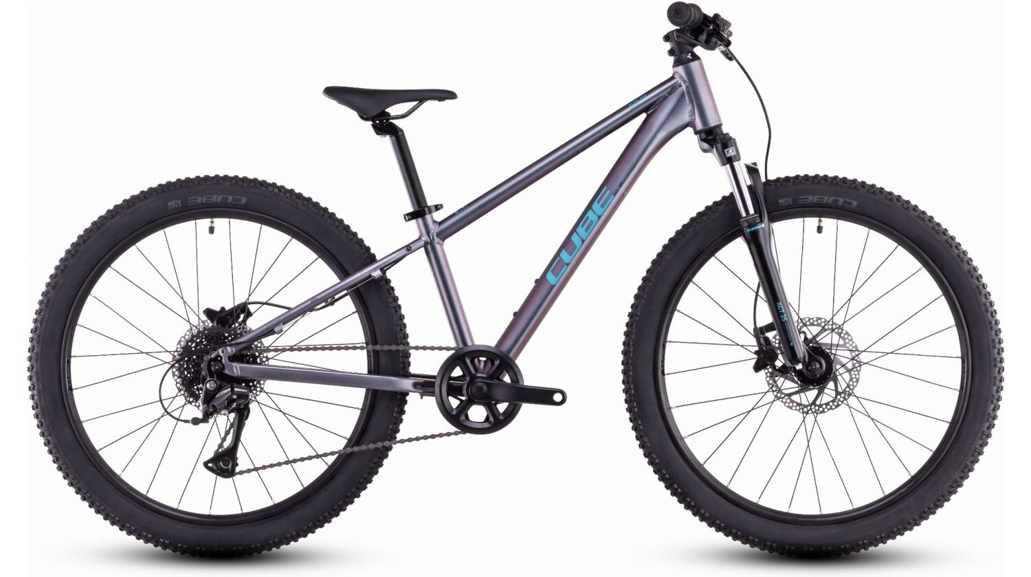 Cube Acid 240 Disc Kinderrad Diamant 24" galactic´n´cyan one size