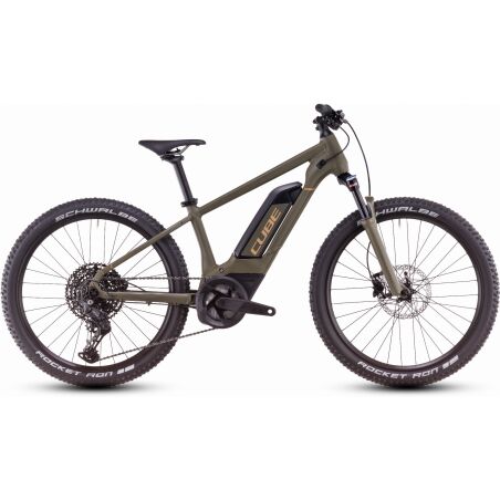 Cube Acid 240 Hybrid Rookie SLX 500 Wh Kinderrad Diamant 24&quot; dustyolive&acute;n&acute;gold one size