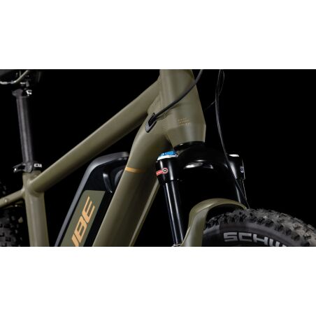 Cube Acid 240 Hybrid Rookie SLX 500 Wh Kinderrad Diamant 24&quot; dustyolive&acute;n&acute;gold one size