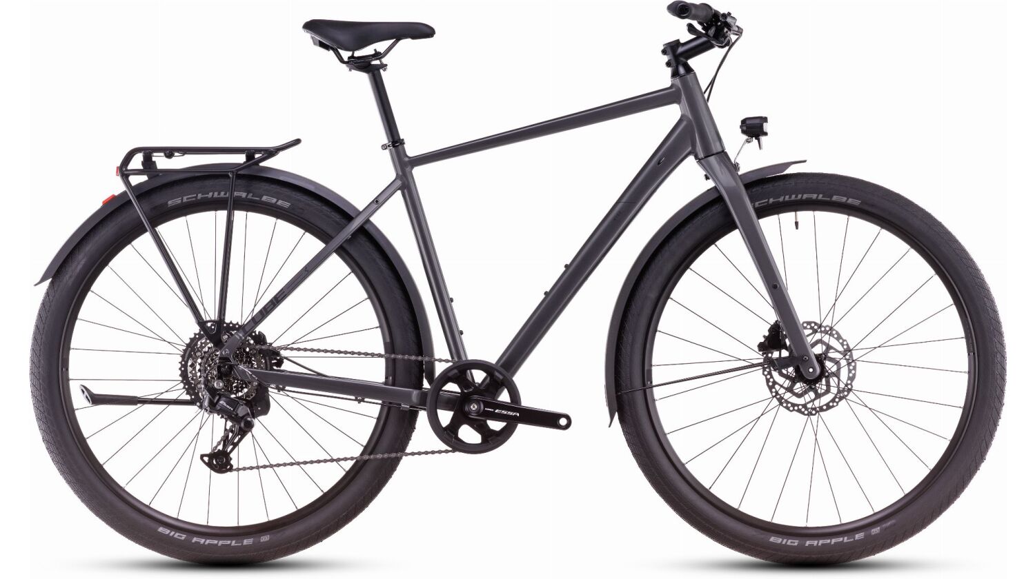 Cube Hyde One FE Cityrad Diamant 28" graphite´n´black