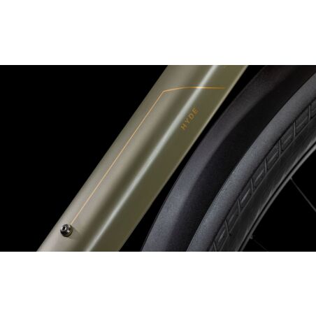 Cube Hyde Pro FE Cityrad Trapeze 28&quot; dustyolive&acute;n&acute;gold