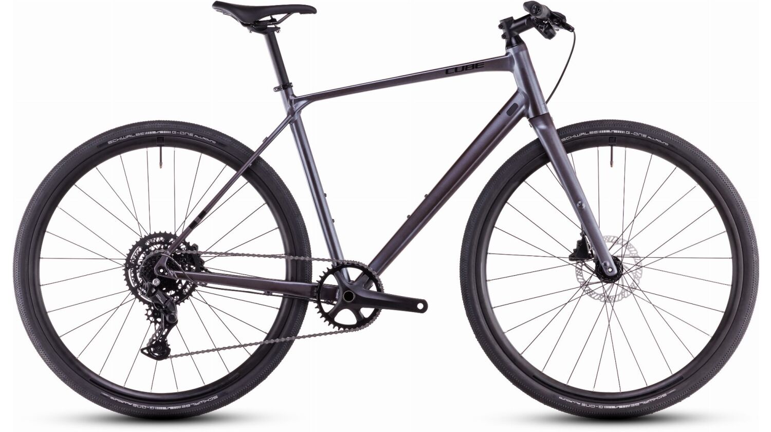 Cube Nulane One Fitnessbike Diamant 28" mineralgrey´n´black