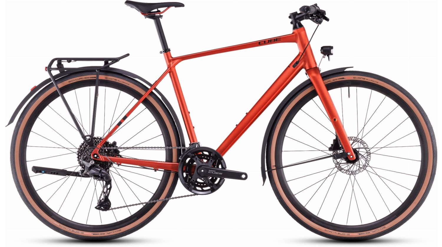 Cube Nulane Pro FE Fitnessbike Diamant 28" fireorange´n´black