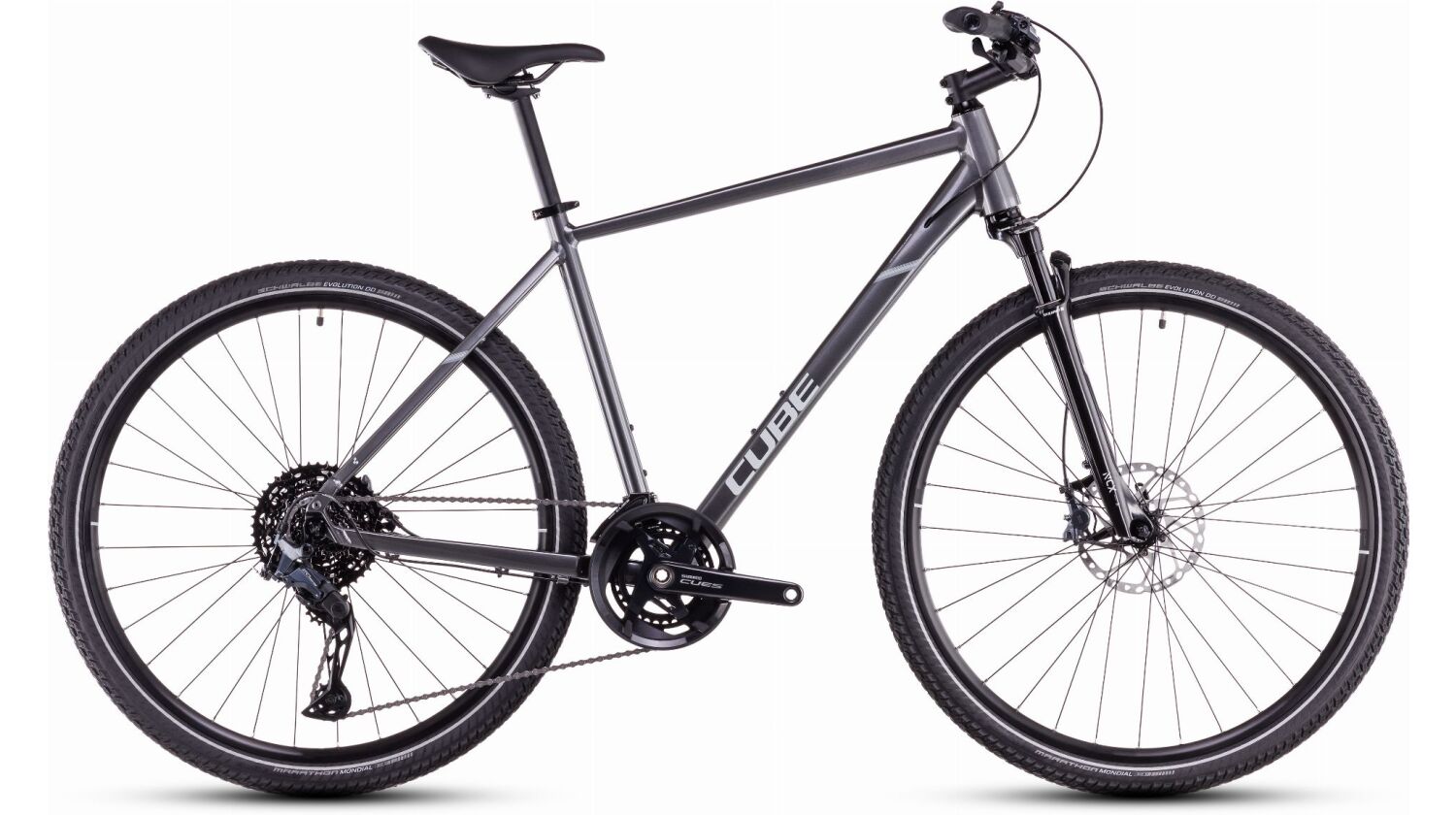 Cube Nature SLX Crossrad Diamant 28" graphite´n´fossil