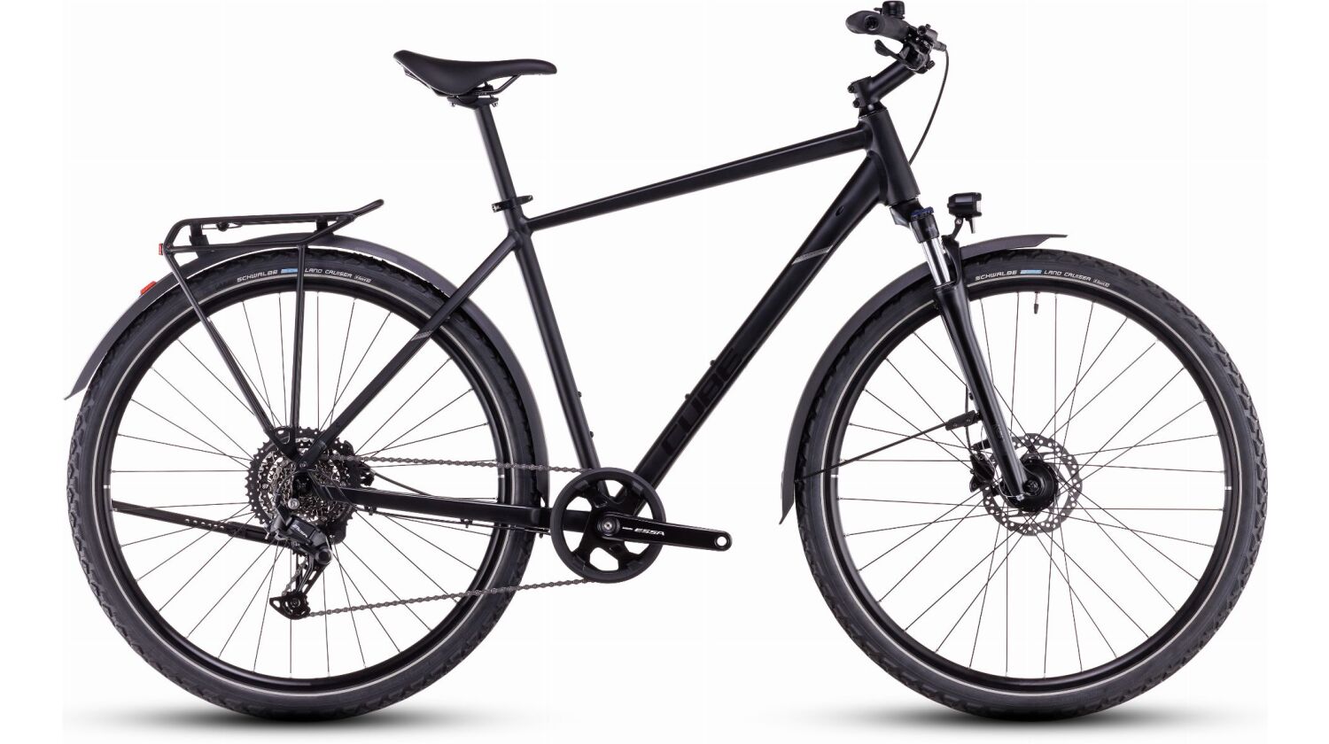 Cube Nature One Allroad Trekkingrad Diamant 28" black´n´black