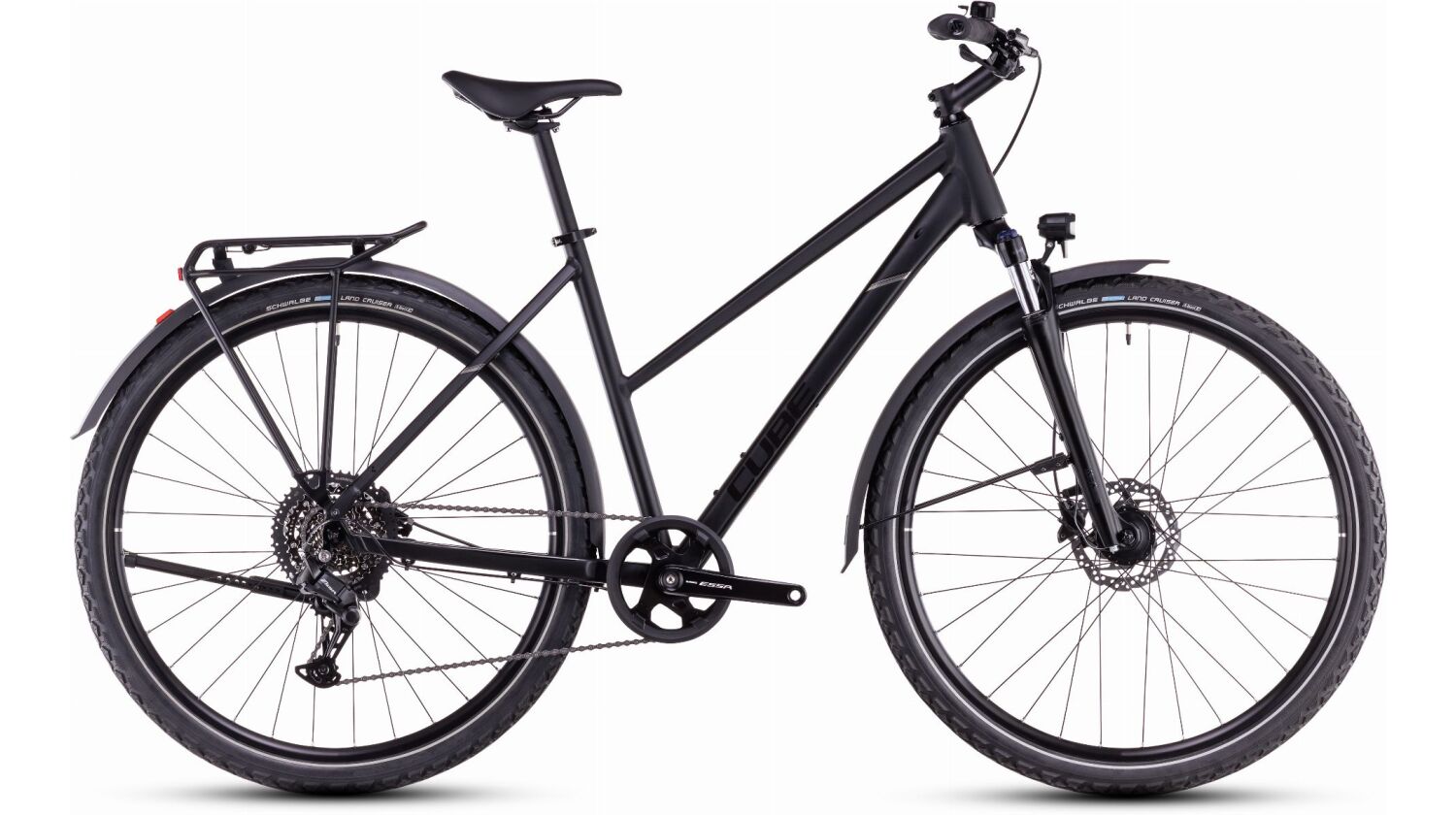 Cube Nature One Allroad Trekkingrad Trapeze 28" black´n´black