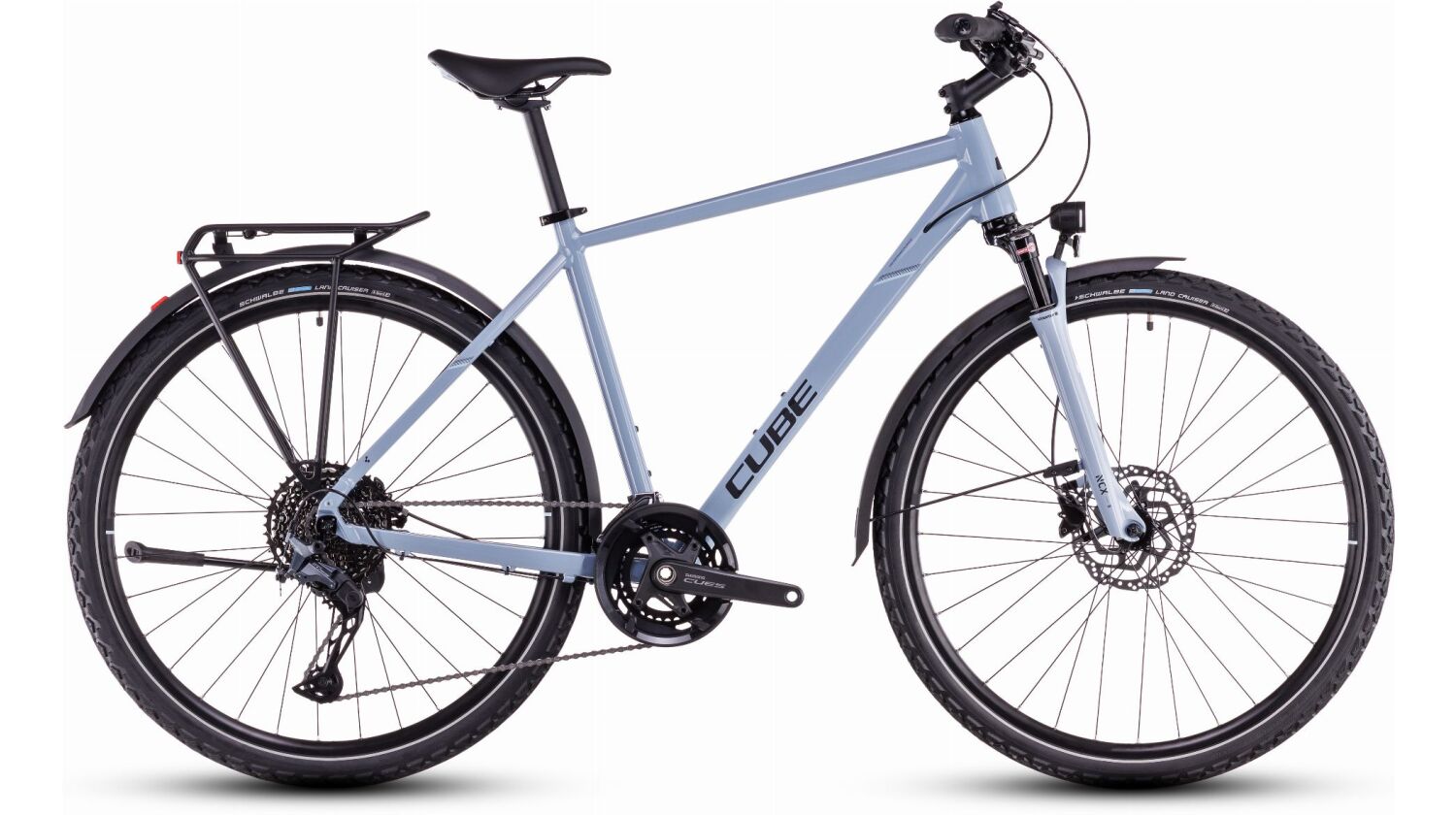 Cube Nature EXC Allroad Trekkingrad Diamant 28" pigeonblue´n´black