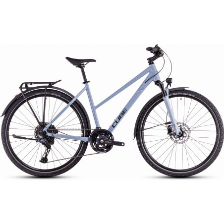 Cube Nature EXC Allroad Trekkingrad Trapeze 28&quot; pigeonblue&acute;n&acute;black