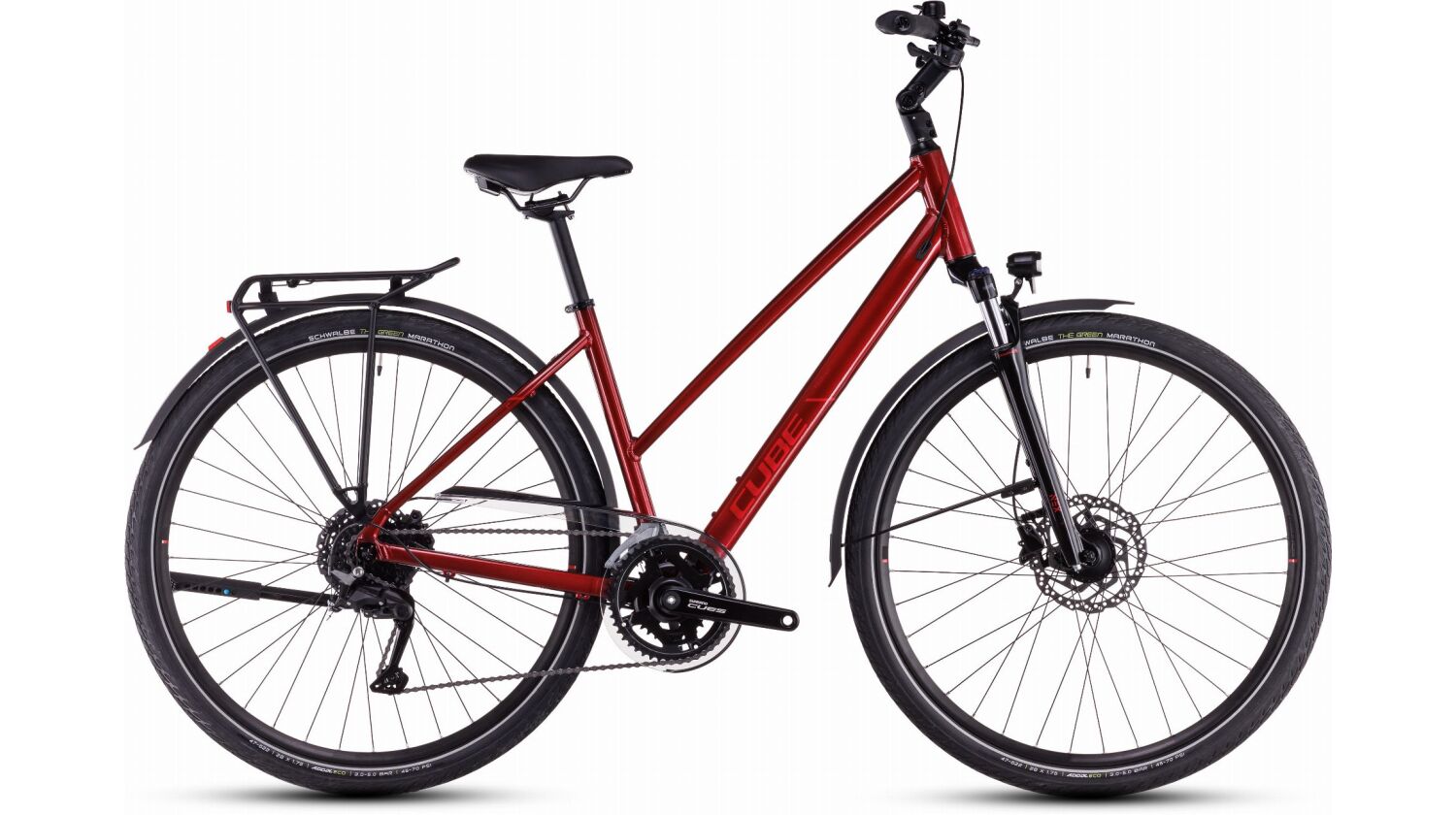 Cube Touring Pro Trekkingrad Trapeze 28" maroon´n´pearl