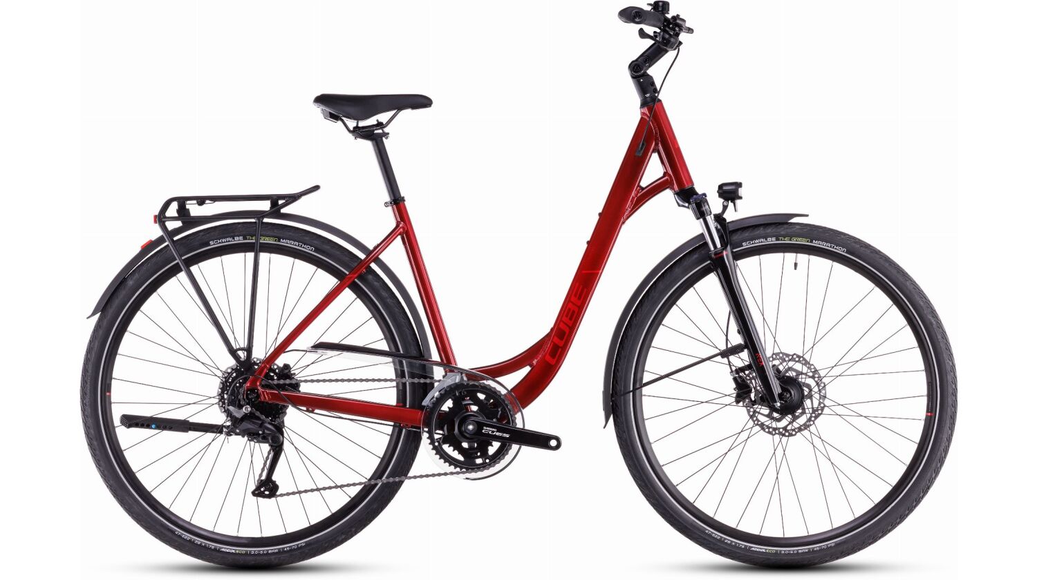 Cube Touring Pro Trekkingrad Easy Entry 28" maroon´n´pearl