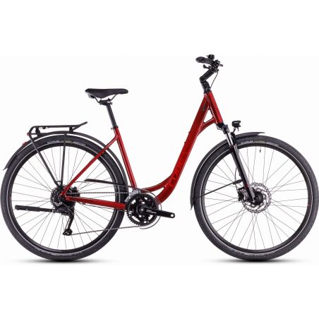 Cube Touring Pro Trekkingrad Easy Entry 28&quot; maroon&acute;n&acute;pearl