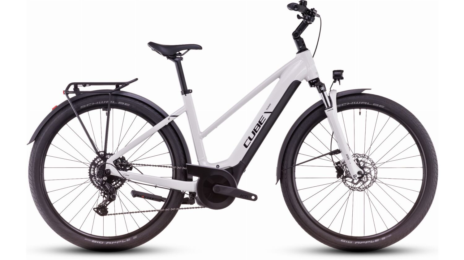 Cube Touring Hybrid One 500 Wh E-Bike Trapeze 28" cotton´n´black