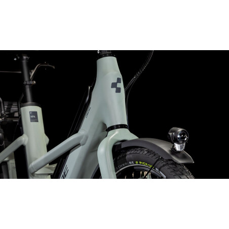 Cube Longtail Sport Hybrid Family 725 Wh E-Lastenrad 26&quot; swampgrey&acute;n&acute;reflex one size