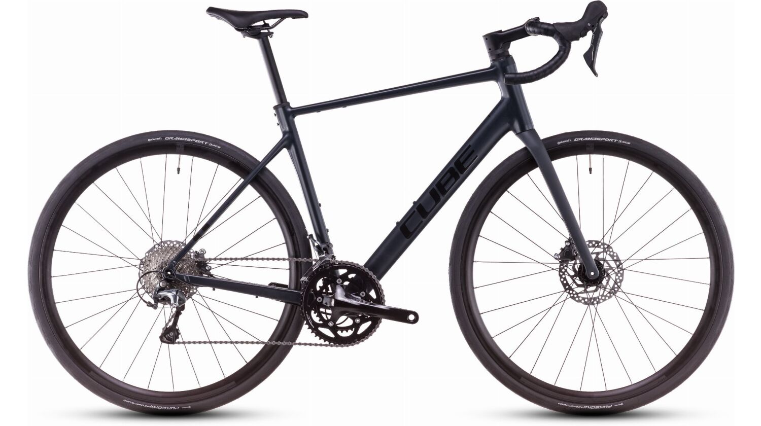 Cube Attain Race Rennrad Diamant 28" night´n´black