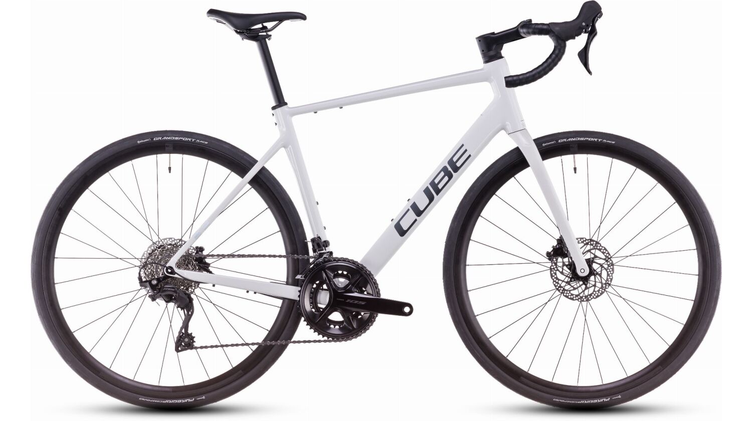 Cube Attain SLX Rennrad Diamant 28" cotton´n´grey