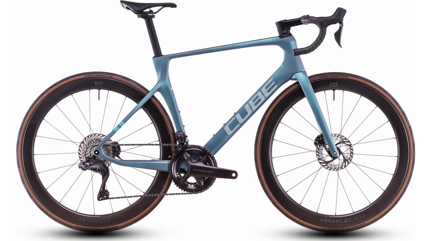 Cube Agree C:62 Pro Rennrad Diamant 28" polarlight´n´aquagreen