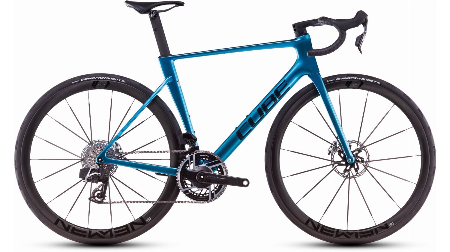 Cube Litening Air C:68X SLX Rennrad Diamant 28" chromeblue´n´carbon