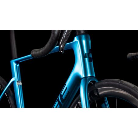 Cube Litening Air C:68X SLX Rennrad Diamant 28&quot; chromeblue&acute;n&acute;carbon