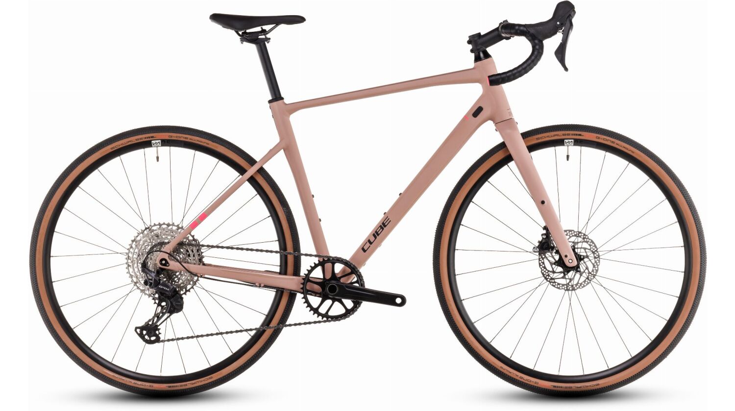 Cube Nuroad EX Gravelbike Diamant blushrose´n´pink