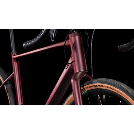 Cube Nuroad Race Gravelbike Diamant rubyred&acute;n&acute;gloss