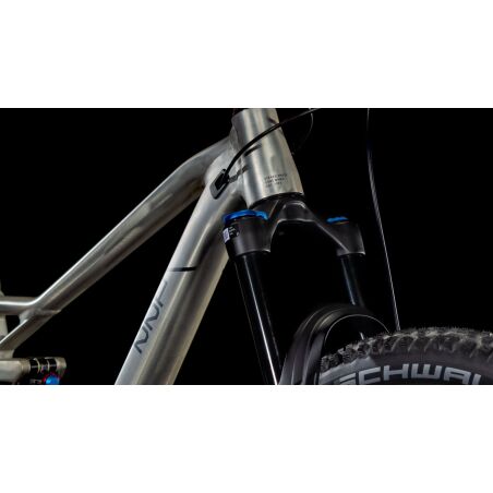 Cube Stereo One22 Race MTB-Fully rawmetal&acute;n&acute;black